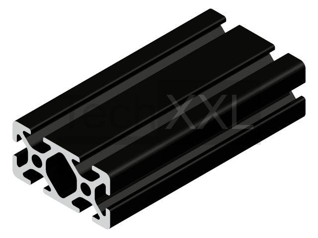 Aluprofil 5 40x20 schwarz kompatibel zu Item 0.0.370.16
