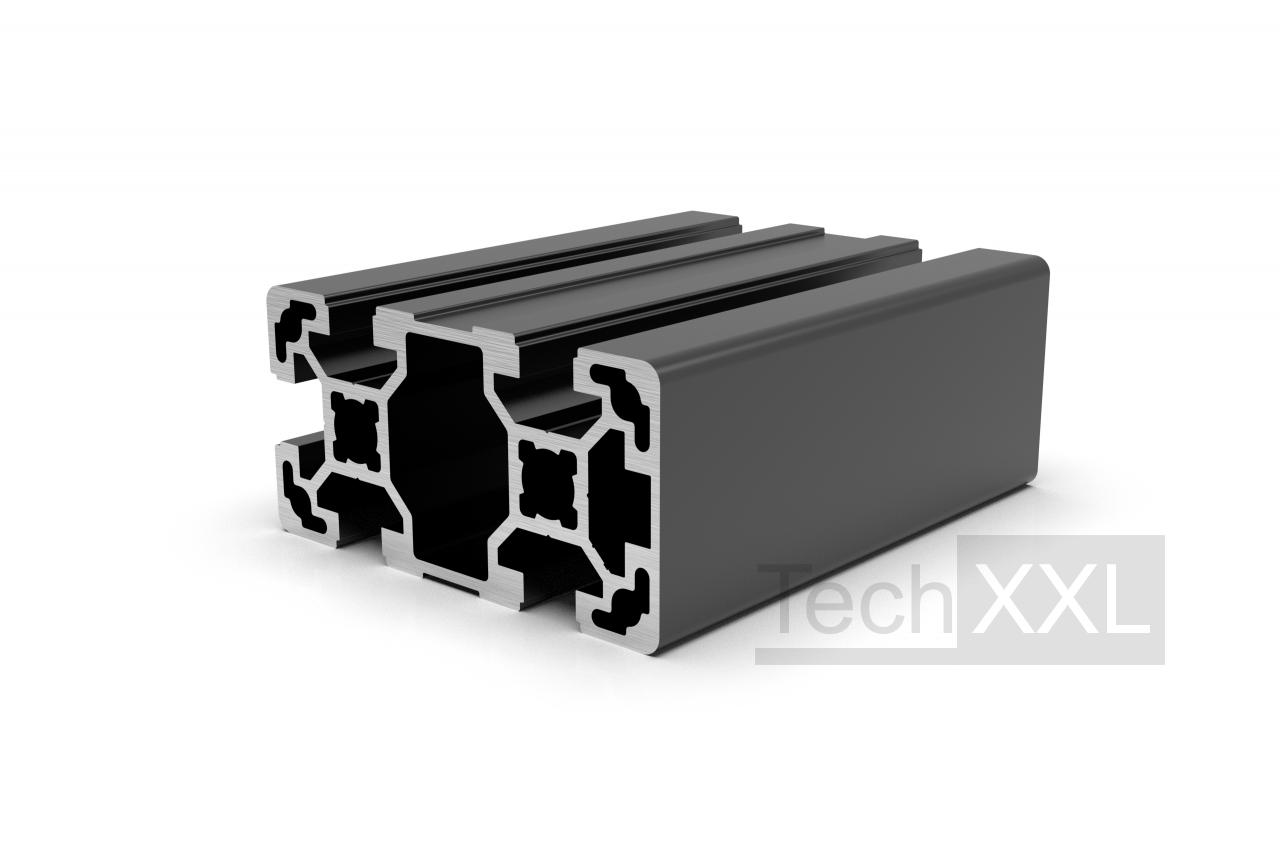 Aluprofil 8 80x40 leicht 1N schwarz kompatibel zu Item 0.0.607.75
